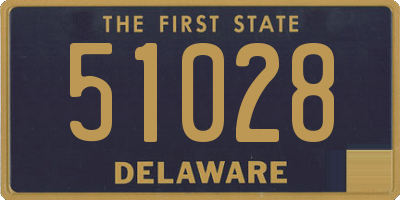 DE license plate 51028