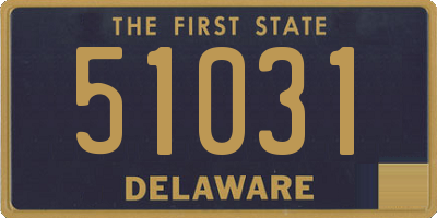 DE license plate 51031