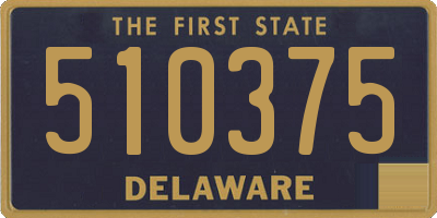 DE license plate 510375