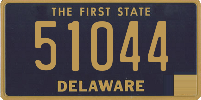 DE license plate 51044