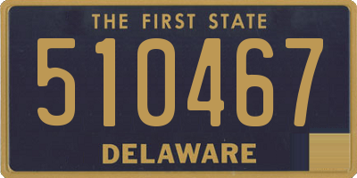 DE license plate 510467