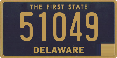 DE license plate 51049
