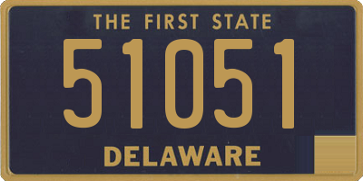 DE license plate 51051