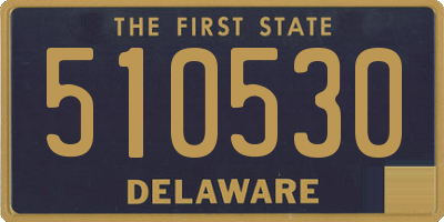 DE license plate 510530