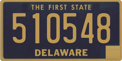 DE license plate 510548