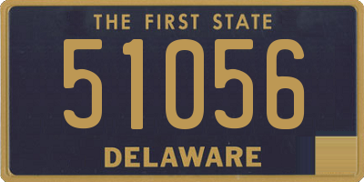 DE license plate 51056