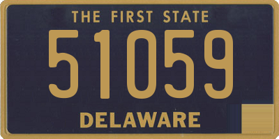 DE license plate 51059