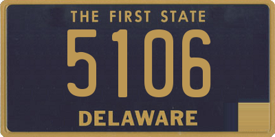DE license plate 5106