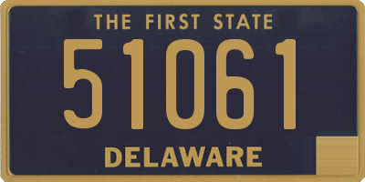 DE license plate 51061