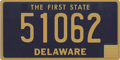 DE license plate 51062