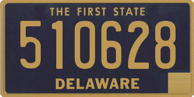 DE license plate 510628