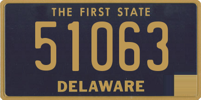 DE license plate 51063
