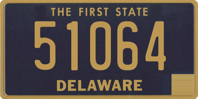 DE license plate 51064