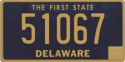 DE license plate 51067