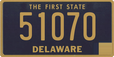DE license plate 51070