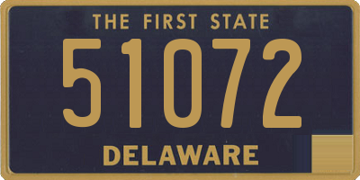 DE license plate 51072
