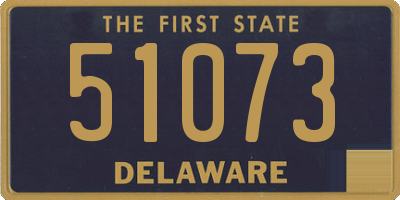 DE license plate 51073