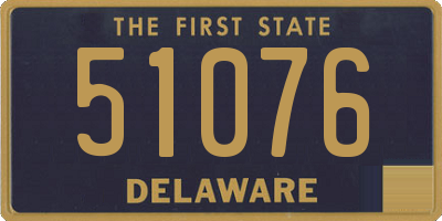 DE license plate 51076