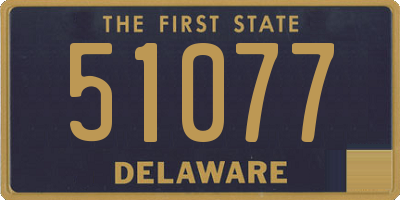 DE license plate 51077