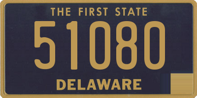 DE license plate 51080