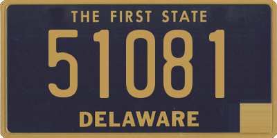 DE license plate 51081