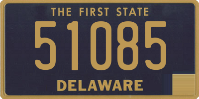 DE license plate 51085