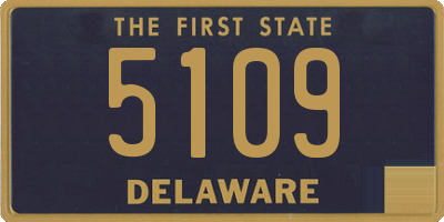 DE license plate 5109