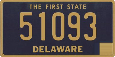 DE license plate 51093