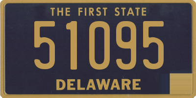 DE license plate 51095