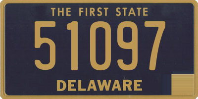 DE license plate 51097