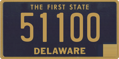 DE license plate 51100