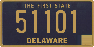 DE license plate 51101
