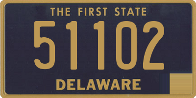 DE license plate 51102