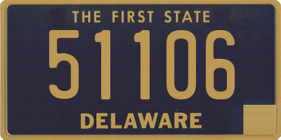 DE license plate 51106