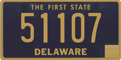 DE license plate 51107