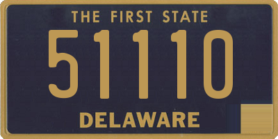 DE license plate 51110