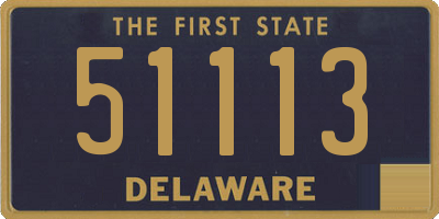 DE license plate 51113