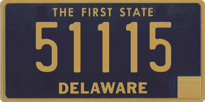 DE license plate 51115