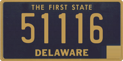 DE license plate 51116