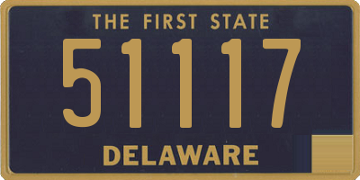 DE license plate 51117
