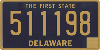 DE license plate 511198
