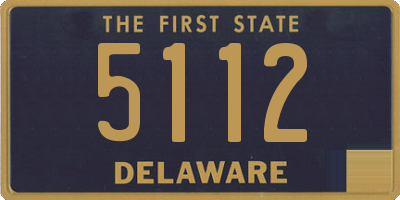DE license plate 5112