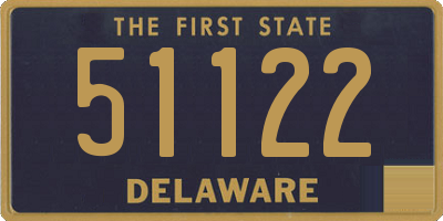 DE license plate 51122