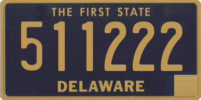 DE license plate 511222