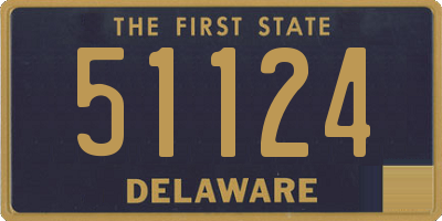 DE license plate 51124
