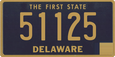 DE license plate 51125