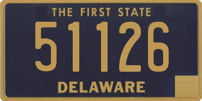 DE license plate 51126