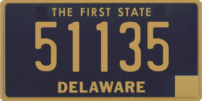 DE license plate 51135