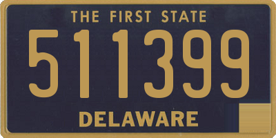 DE license plate 511399