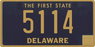 DE license plate 5114